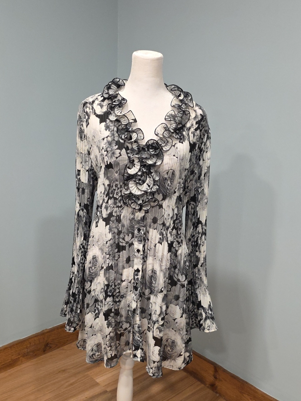 Sunnt Leigh Sheer Romantic Tunic Xl